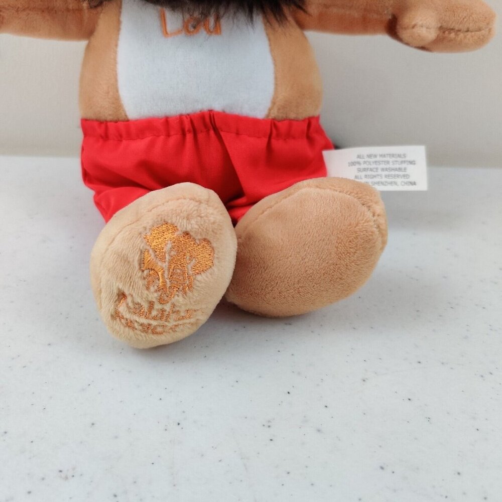 Kalahari Plush 12" Lou The Lion Stuffed Animal Vacation Souvenir in Swim Trunks - Picture 2 of 10